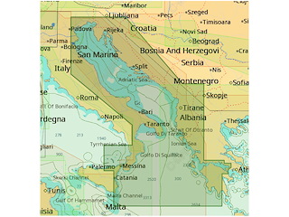 C-MAP Cartografia 4D MAX+ Local Adriatico e Ionio