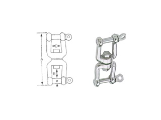 GIRELLA INOX GRILLO-GRILLO Ø MM.13 Girella Inox 316 grillo+grillo