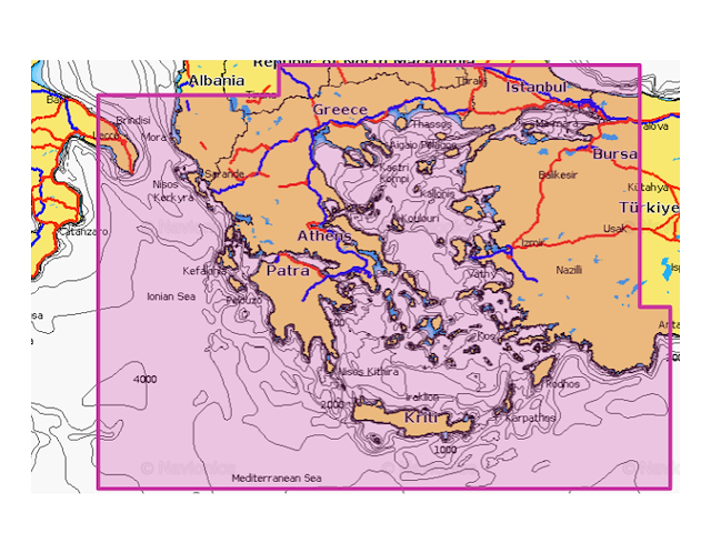 Navionics Platinum+ Mar Egeo e Mar di Marmara  NPEU015R