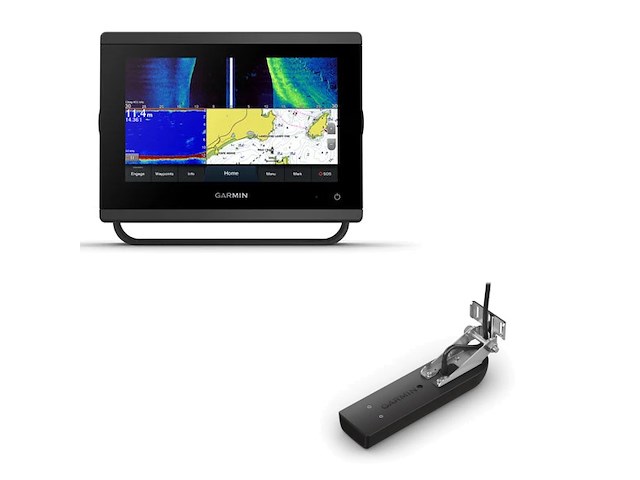GARMIN GPSMAP 723xsv ecoscandaglio con trasduttore GT51M-TM