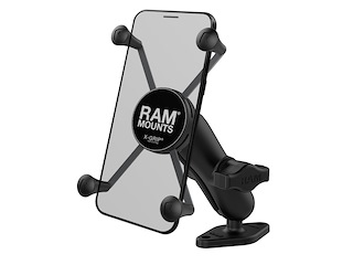 RAM MOUNT SUPPORTO SUPERIFICI LISCE RAM-MOUNT RAM-B-102-UN10U CON X-GRIP per Apple iPhone e Samsung Galaxy