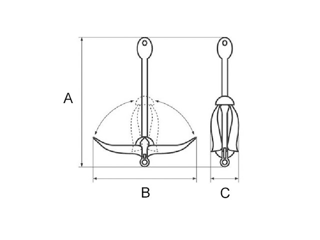 ANCORA OMBRELLO KG.6 Ancore Ombrello