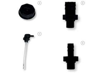 PESCANTE COMPLETO Ricambi serbatoi Elfo e Titano