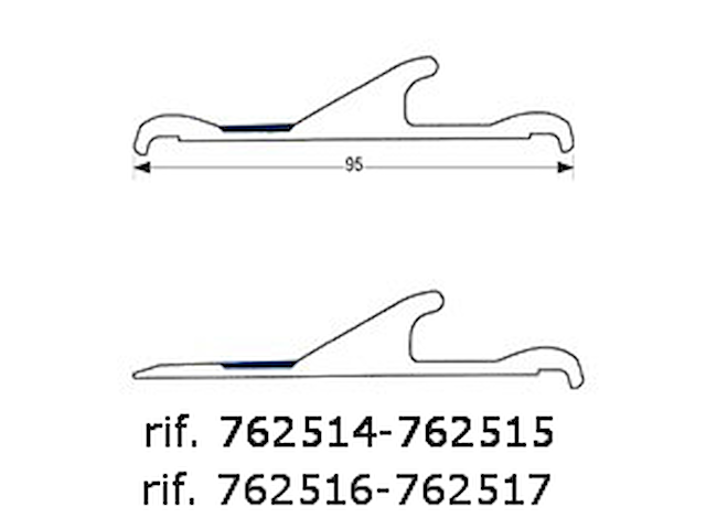 PROFILO PVC G. RAL7046 Profilo PVC