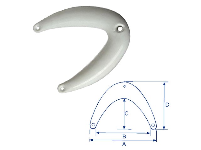 PARAPRUA 350X290X110X250 Parabordi in PVC morbido PRUA