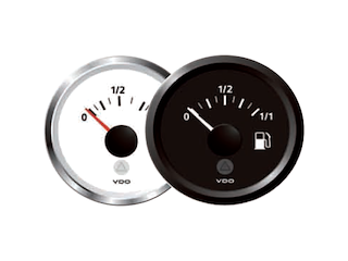 INDIC.CARBURANTE 12V B.  0 - 1/1, range 3-180 ohm, 12V Indicatore 52 mm (3-180 Ohm)