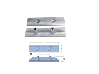 BARRA 2 FORI PER FUORIBORDO BARRA 2 FORI PER FUORIBORDO