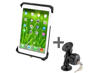 RAM MOUNT SUPPORTO ANTIFURTO A CHIAVE PER SUPERFICIE LISCIA RAM-B-138-TABL6U PER MOTOROLA XOOM e iPad Air