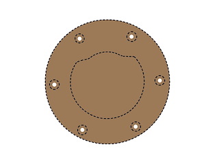 COPERCHIO POMPA Guarnizione PF112
