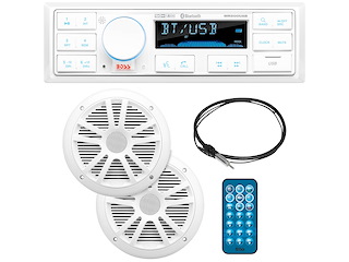 BOSS MARINE MCK500WB.6 stereo marino con MR6W Telecomando e MRANT10 240-3226