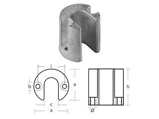 COLLARE PER TRIM MERCRUISER-BRAVO Coll. Trim Pistoni Merc.Bravo