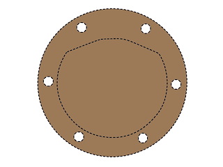 COPERCHIO POMPA Guarnizione ST140/149/143