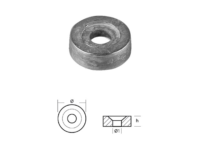 RONDELLA PER MOTORI - SERIE - 6 HP Rondella