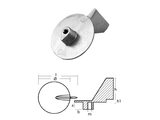 PINNA PER MOTORI - SERIE - SUZUKI 50/70 HP DT150-DT175-DT200-DT225 4T. Pinna 50-70HP DT150-175-200...