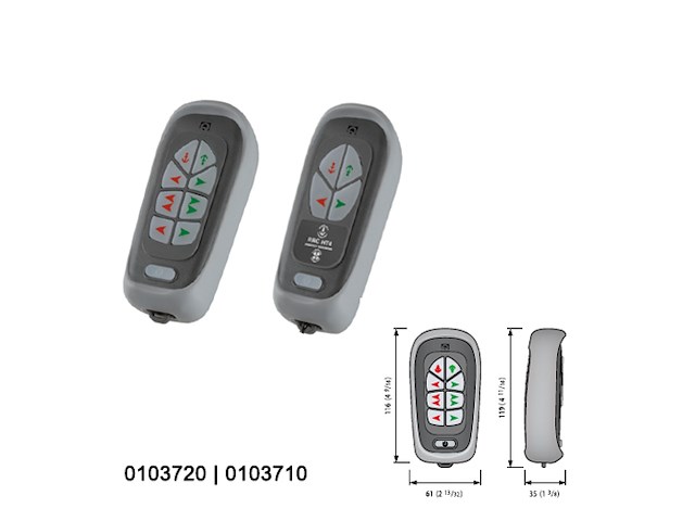 Radiocomando per eliche di manovra 2+2 (WINCH) tasti Quick Radiocomandi eliche di manovra