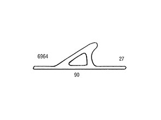 PROFILO GOMMA G. RAL7035 Profili in gomma