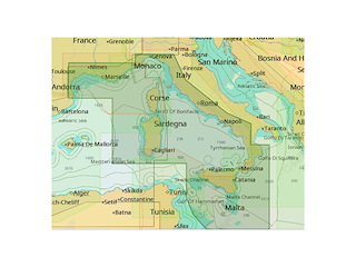 C-MAP Cartografia 4D MAX+ Local Mediterraneo Centrale EM-D143-MS