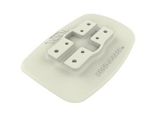 RAM MOUNT Adesivo Ram Mounts Bond-A-Base RAP-398-GRYU base flessibile in PVC per montaggio su gommoni PVC o Hypalon