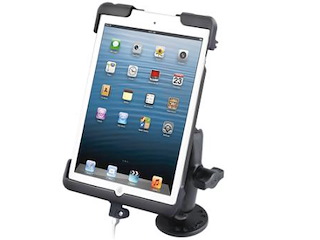 RAM MOUNT SUPPORTO SUPERFICIE PIANA PER BARCA SUPERFICIE LISCIA RAM-MOUNT RAM-B-138-TAB11U PER Apple mini iPad senza case e cover