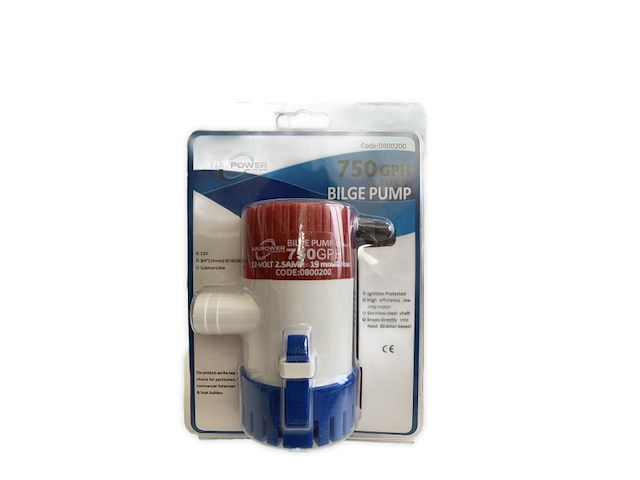 NAVPOWER Pompa di sentina ad immersione 750GPH 12V 2839LPH