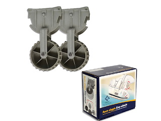 KIT RUOTE D ALAGGIO IN PLASTICA CEREDI Coppia ruote di poppa