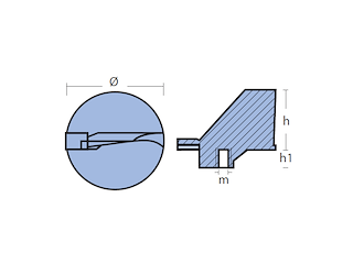 PINNA PER MOTORI - SERIE - YAMAHA 115/225 HP (V4-V6) Pinna Yamaha V6