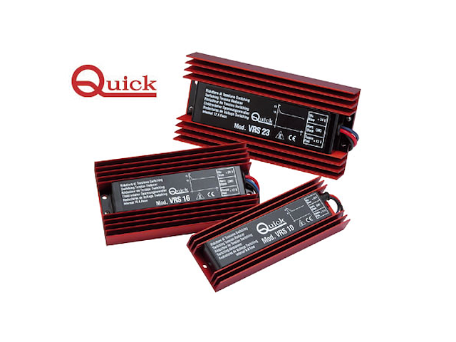 VRS30 RIDUTTORE DI TENSIONE 24V/12V 30Ah Riduttori di tensione Quick