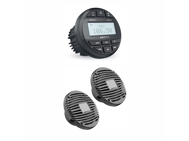 HERTZ HMR 10 Stereo con HEX 6,5 M-C Coppia di casse NERE