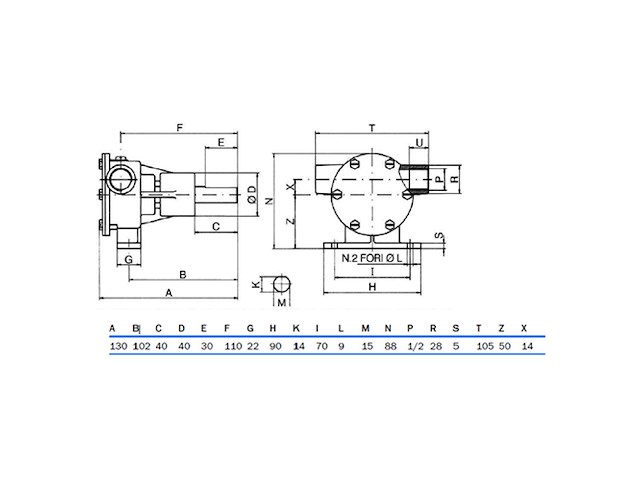 POMPA PM16 1/2 Pompa PM16