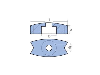 PIASTRA PIEDE POPPIERO VOLVO PENTA PIASTRA PIEDE POPPIERO VOLVO