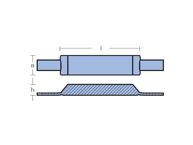 ANODO A SALDARE KG.1,6 190X50X26 Anodi a saldare lingotto