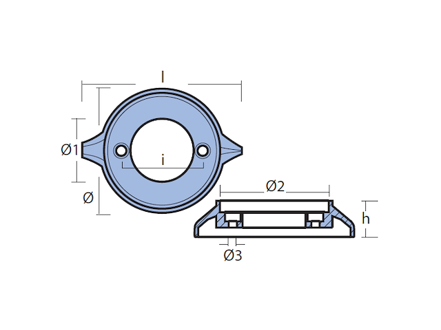 COLLARE PER MOTORI - SERIE - 280/290 E SINGLE PROP Collare 280-290 e single prop