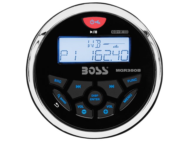Stereo da cruscotto Boss Audio Marine MGR350B - 60 Watts x 4 - No CD / DVD