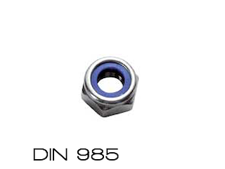 DIN 985 M3 Dadi autobloccanti bassi