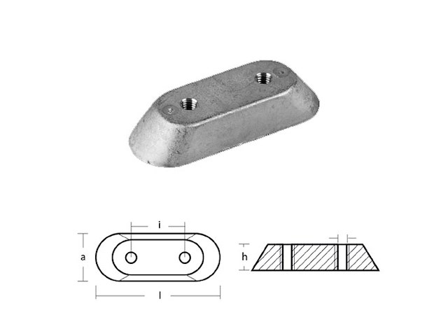 PIATRINA HONDA = 290912 Piastrina Honda 8/20 HP