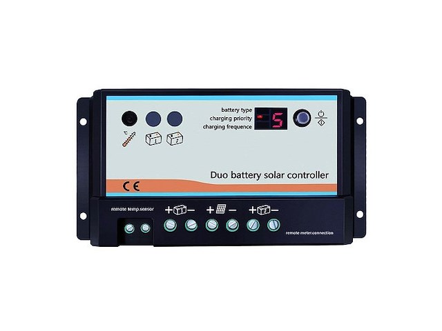 REGOLATORE DI CARICA REGDUO (DUE BATTERIE) 10A 12-24V Regolatori di carica PWM