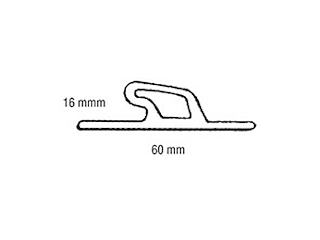 PROFILO GOMMA G. RAL7038 Profili in gomma