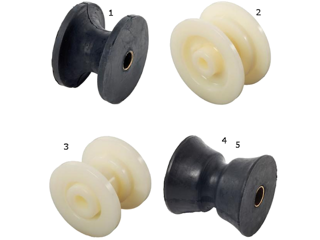 PULEGGIA DI RICAMBIO PER MUSONE  61 x 49 x 13  (ALT. x LARG. x  FORO mm) Pulegge di ricambio per musoni