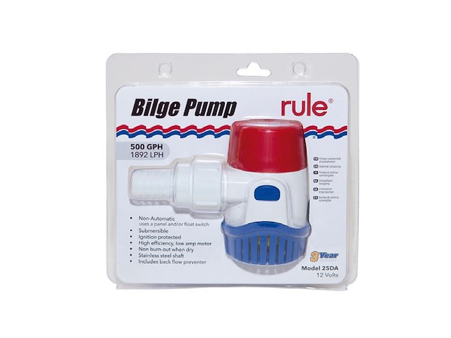 Nuova POMPA 1100 gph  12v Pompe Rule New Generation