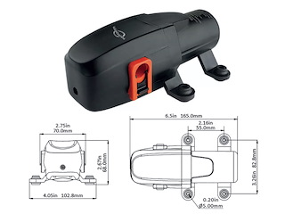 AUTOCLAVE NAVPOWER 4,3 LT 12V C/ATTACCO RAPIDO 40PSI Autoclave Navpower con bypass