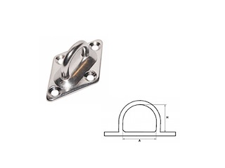 BASE INOX C/ANELLO 6X64 Cavallotto Rombo