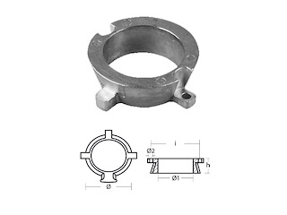 COLLARE PER MOTORI - SERIE - MERCRUISER ALPHA ONE / ALPHA II GEN. Collare Alpha Gen 1 e 2