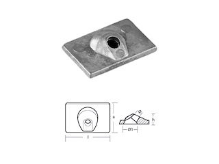 PIASTRINA PER MOTORI - SERIE - MERCURY 6/9,9 HP PIASTRINA SERIE 6/9,9 HP