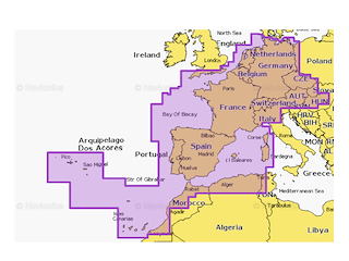 Navionics Platinum+ Europa Centro Ovest  NPEU646L