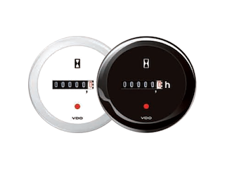 CONTATORE VL NERO D.52MM Contaore 52 mm