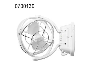 VENTILATORE CAFRAMO MOD. SIROCCO II NERO 12/24V Ventilatori