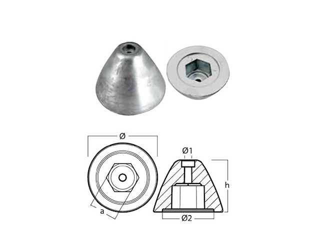 OGIVA QUICK PER ELICA BTQ250 Ogiva Quick Conica