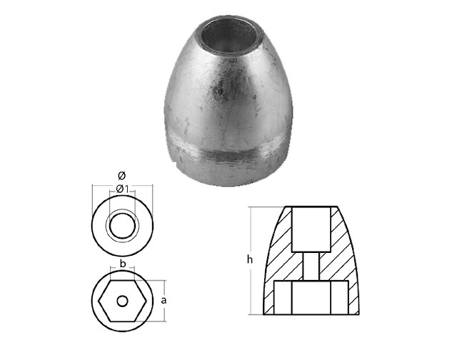 OGIVA PER BRAVO 3 MERCURY-MERCRUISER Ogiva per Bravo 3