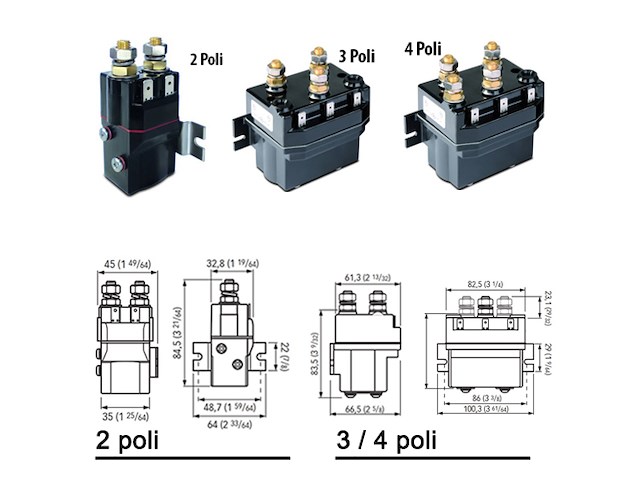 TELERUTTORE VERRICELLO 12V QUICK Cassette Teleruttori