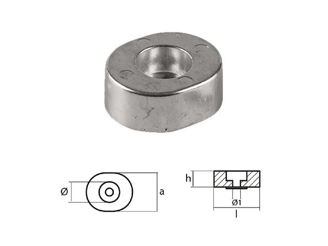 RONDELLA PICCOLA KAMEWA Rondella ovale Kamewa